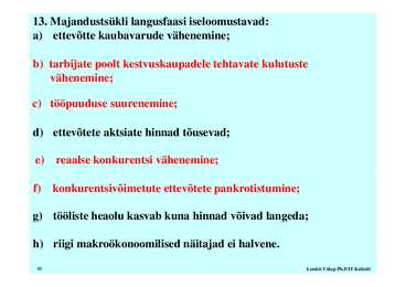 Seminar 1 - Eesti majandus #41