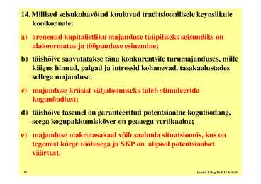 Seminar 1 - Eesti majandus #42