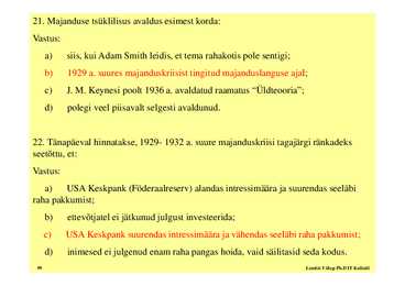 Seminar 1 - Eesti majandus #46