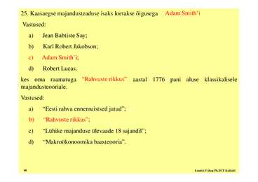 Seminar 1 - Eesti majandus #48