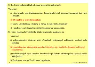 Seminar 1 - Eesti majandus #54