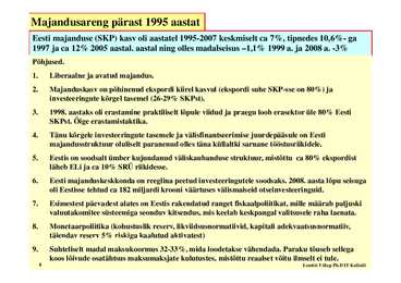 Seminar 1 - Eesti majandus #8