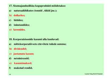 Seminar 2 - SKP leidmine #10