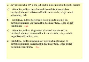 Seminar 3 - Makroökonoomilised mudelid #4