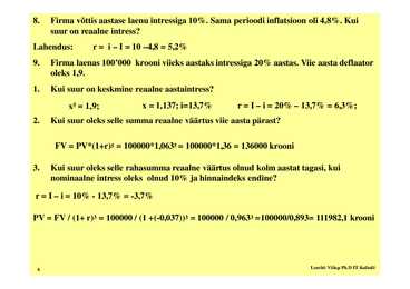 Seminar 4 - ISLM mudel #6