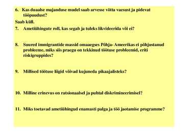 Seminar 8 - Tööturg #5