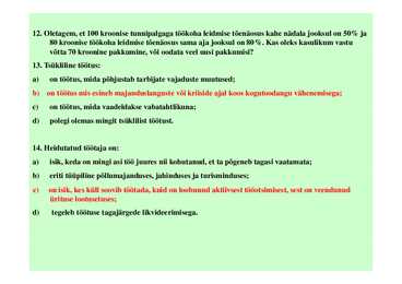 Seminar 8 - Tööturg #6