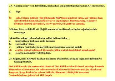 Seminar 11 - Fiskaal- ja monetaarpoliitika #15
