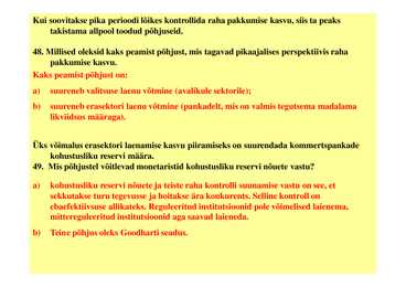 Seminar 11 - Fiskaal- ja monetaarpoliitika #21