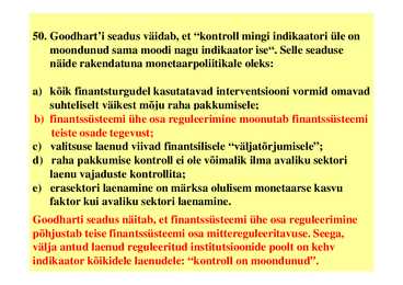 Seminar 11 - Fiskaal- ja monetaarpoliitika #22