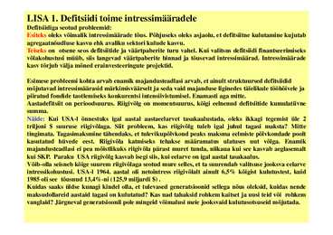 Seminar 11 - Fiskaal- ja monetaarpoliitika #28
