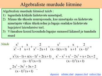 Algebralised murrud #4