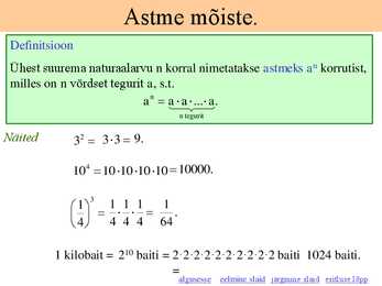 Astmed ja juured #2