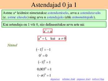 Astmed ja juured #4