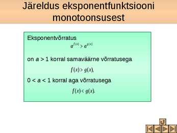 Eksponentvõrratused #5