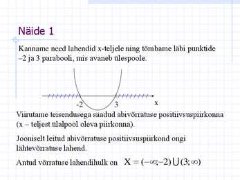 Lineaarvõrratused-ruutvõrratused ja murdvõrratused #7