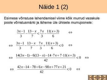 Lineaarsete võrratuste süsteemid #4