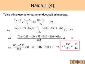 Lineaarsete võrratuste süsteemid #6