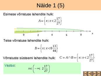 Lineaarsete võrratuste süsteemid #7