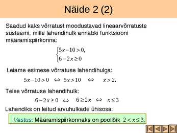 Lineaarsete võrratuste süsteemid #9