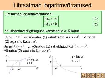 Logaritmvõrratused #3