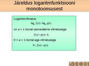 Logaritmvõrratused #4