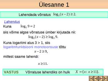 Logaritmvõrratused #5