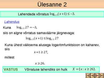 Logaritmvõrratused #6