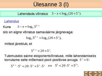 Logaritmvõrratused #7