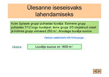 Osa ja tervik #9