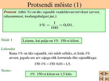 Protsendid #2