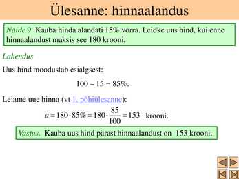 Protsendid #13