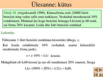 Protsendid #14