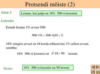 Protsendid #3