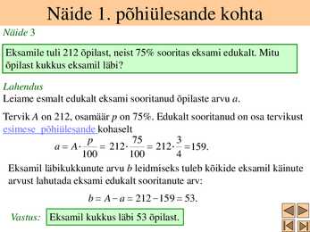 Protsendid #5