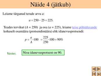 Protsendid #7