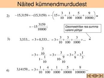 Tehted ratsionaalarvudega #5