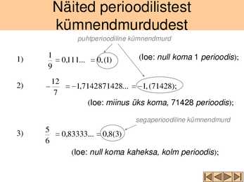 Tehted ratsionaalarvudega #7