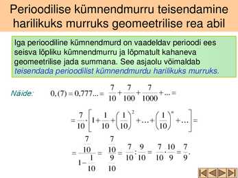 Tehted ratsionaalarvudega #9