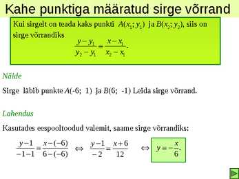 Sirge tasandil #6