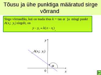Sirge tasandil #10