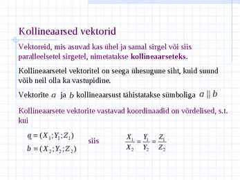 Vektorid ja koordinaadid #16