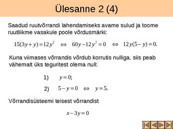 Võrrandisüsteemide koostamine tekstülesannete põhjal I osa #11