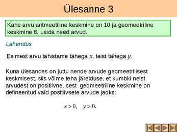 Võrrandisüsteemide koostamine tekstülesannete põhjal I osa #14
