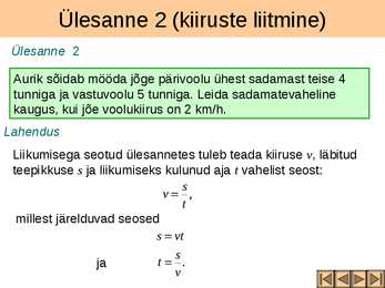 Võrrandisüsteemide koostamine tekstülesannete põhjal II osa #7