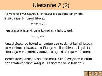 Võrrandisüsteemide koostamine tekstülesannete põhjal II osa #8