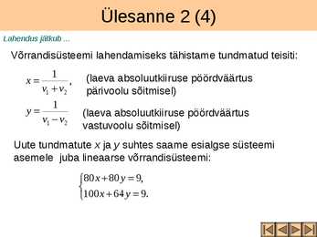 Võrrandisüsteemide koostamine tekstülesannete põhjal III osa #11