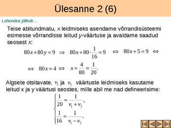 Võrrandisüsteemide koostamine tekstülesannete põhjal III osa #13