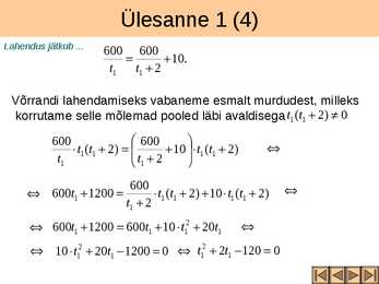 Võrrandisüsteemide koostamine tekstülesannete põhjal III osa #5