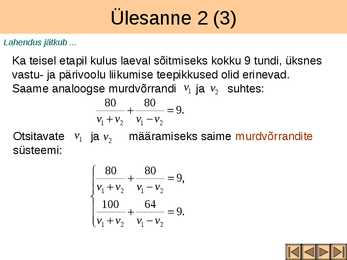 Võrrandisüsteemide koostamine tekstülesannete põhjal III osa #10